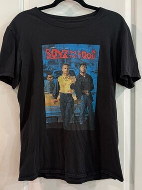 "Boyz N The Hood"Men's Black Crew Neck T‑Shirt. No tag